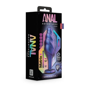 Anal Adventures Matrix Bumped Bling Butt Plug-Katys Boutique