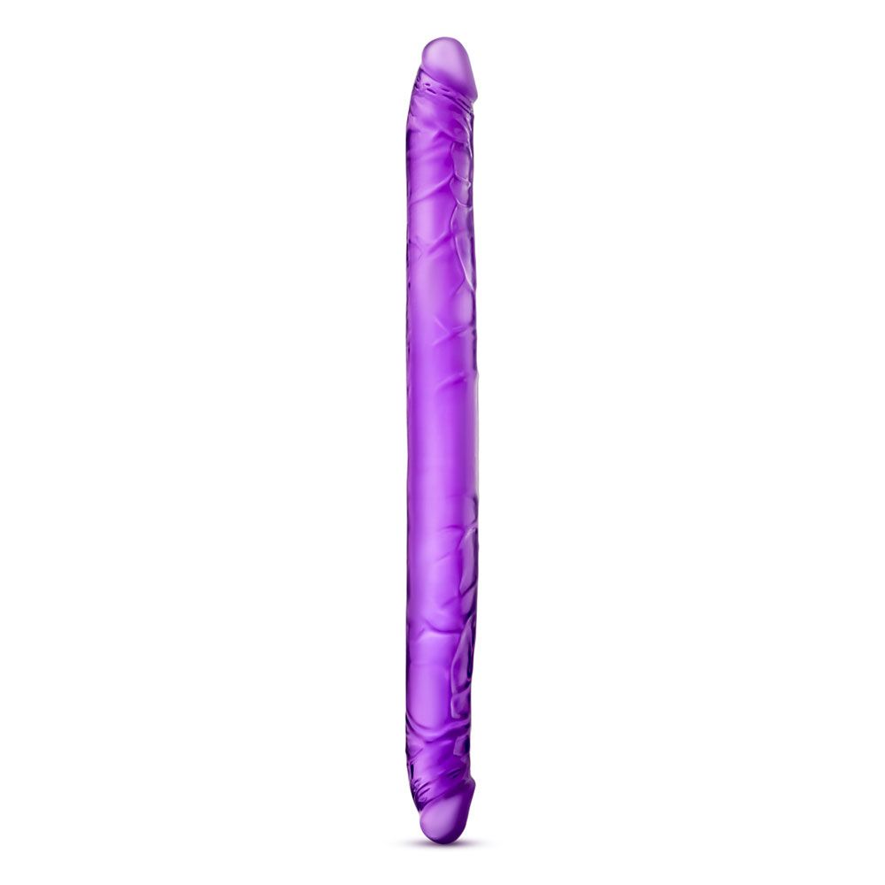 B Yours 16 Inch Purple Double Dildo-Katys Boutique