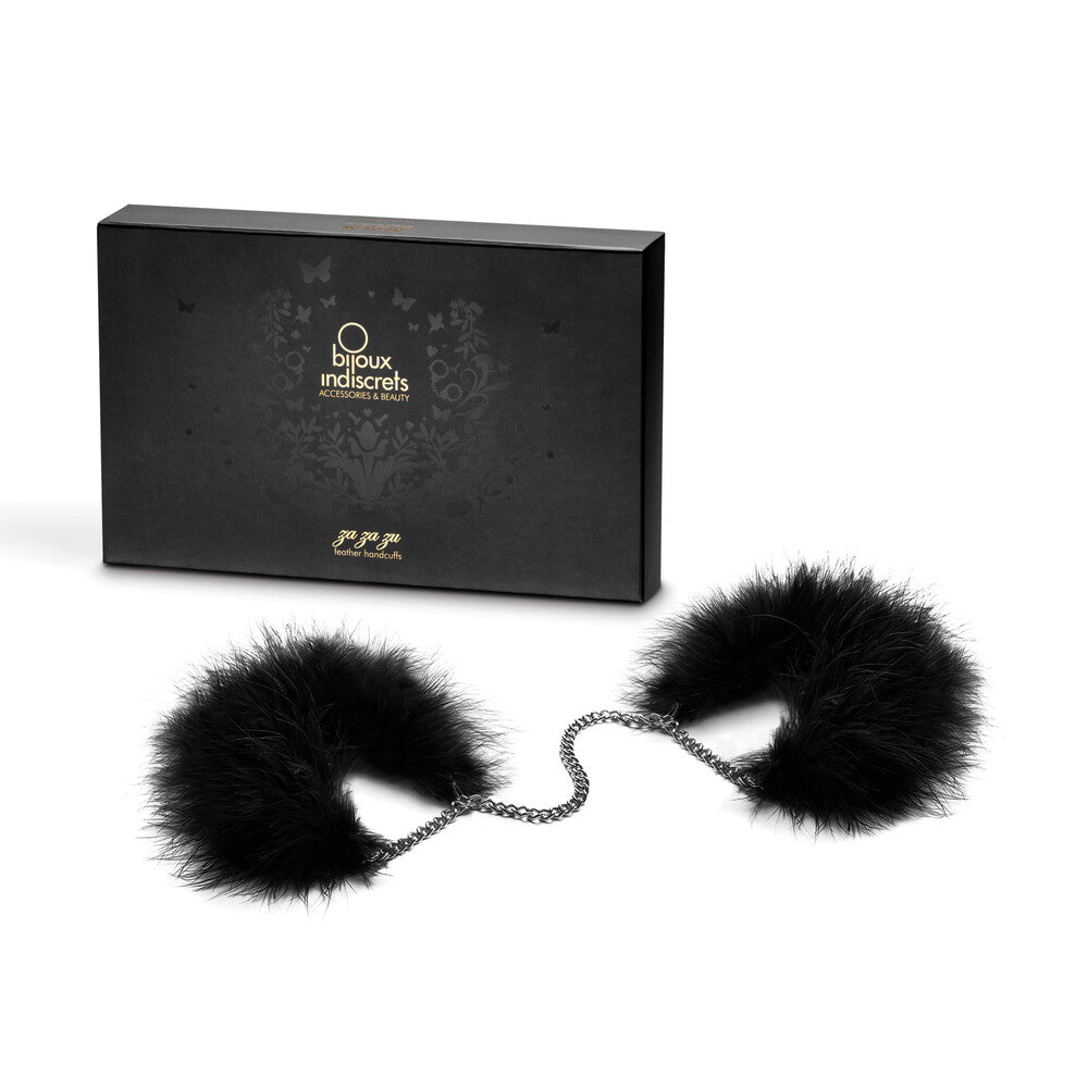 Bijoux Indiscrets Za Za Zu Feather Handcuffs-Katys Boutique