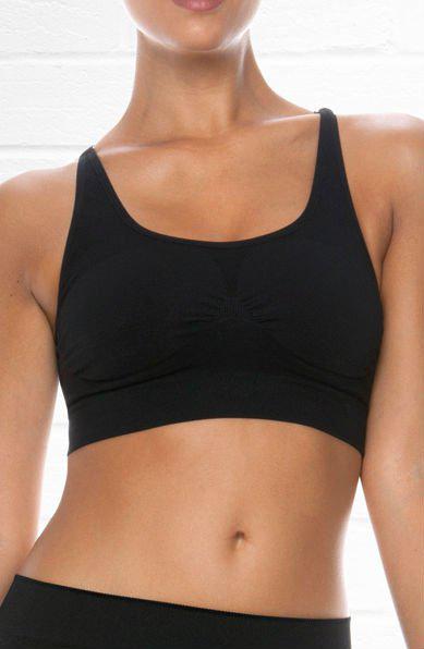 Control Body 110705 Sports Bra Nero-Katys Boutique