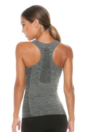 Control Body 212185 Sporty Tank Top With Bra Melange/Grey-Katys Boutique