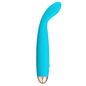 Cuties Silk Touch Rechargeable Mini Vibrator Blue-Katys Boutique