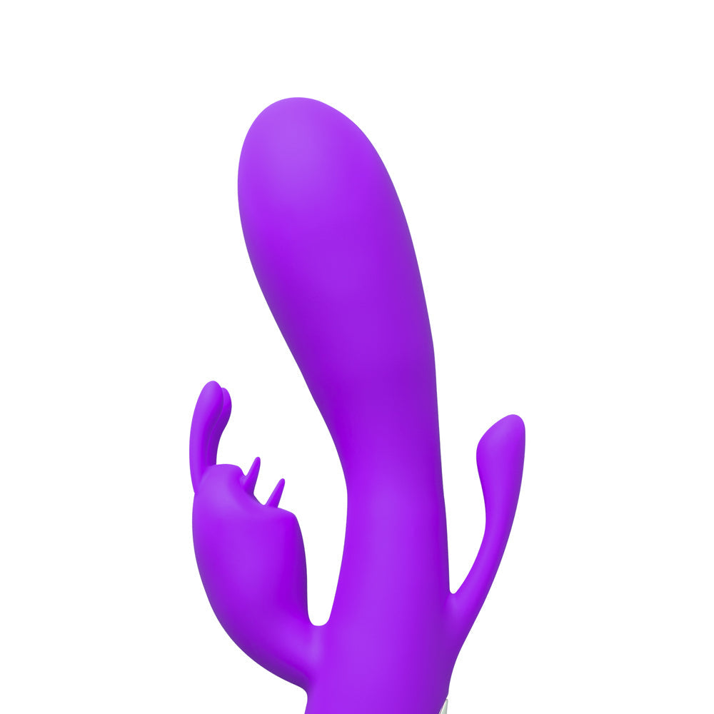 Double Bunny 12 speed Silicone Vibe Purple-Katys Boutique