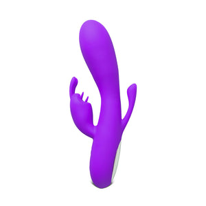 Double Bunny 12 speed Silicone Vibe Purple-Katys Boutique