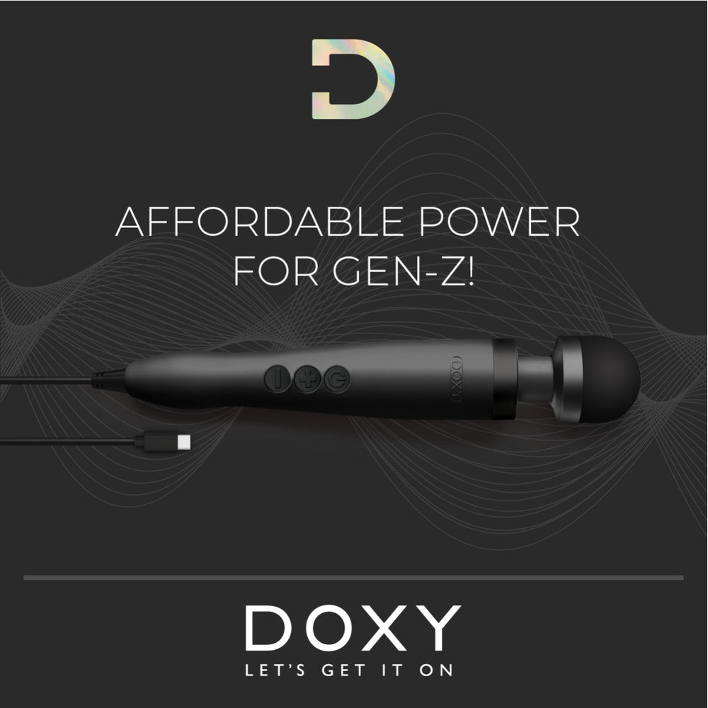 Doxy Wand 3 Black USB Powered-Katys Boutique