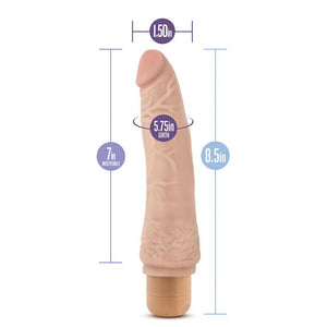 Dr. Skin Cock Vibe 7 Vibrating Cock 8.5 Inches-Katys Boutique