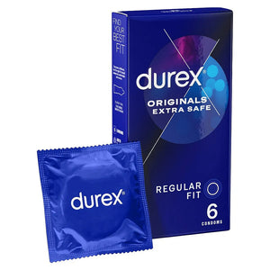 Durex Extra Safe Regular Fit Condoms 6 Pack-Katys Boutique