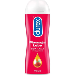 Durex Massage Lube Guarana Stimulating 200ml-Katys Boutique