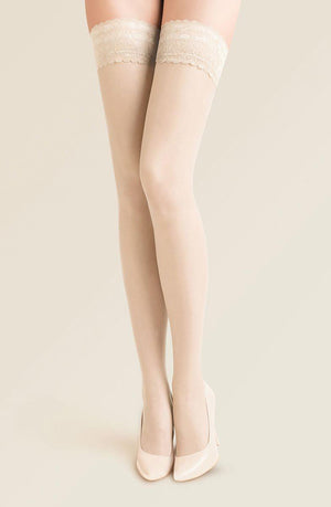 Gabriella Calze 200 Hold Ups Ivory-Katys Boutique