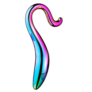 Glamour Glass Elegant Curved Dildo-Katys Boutique