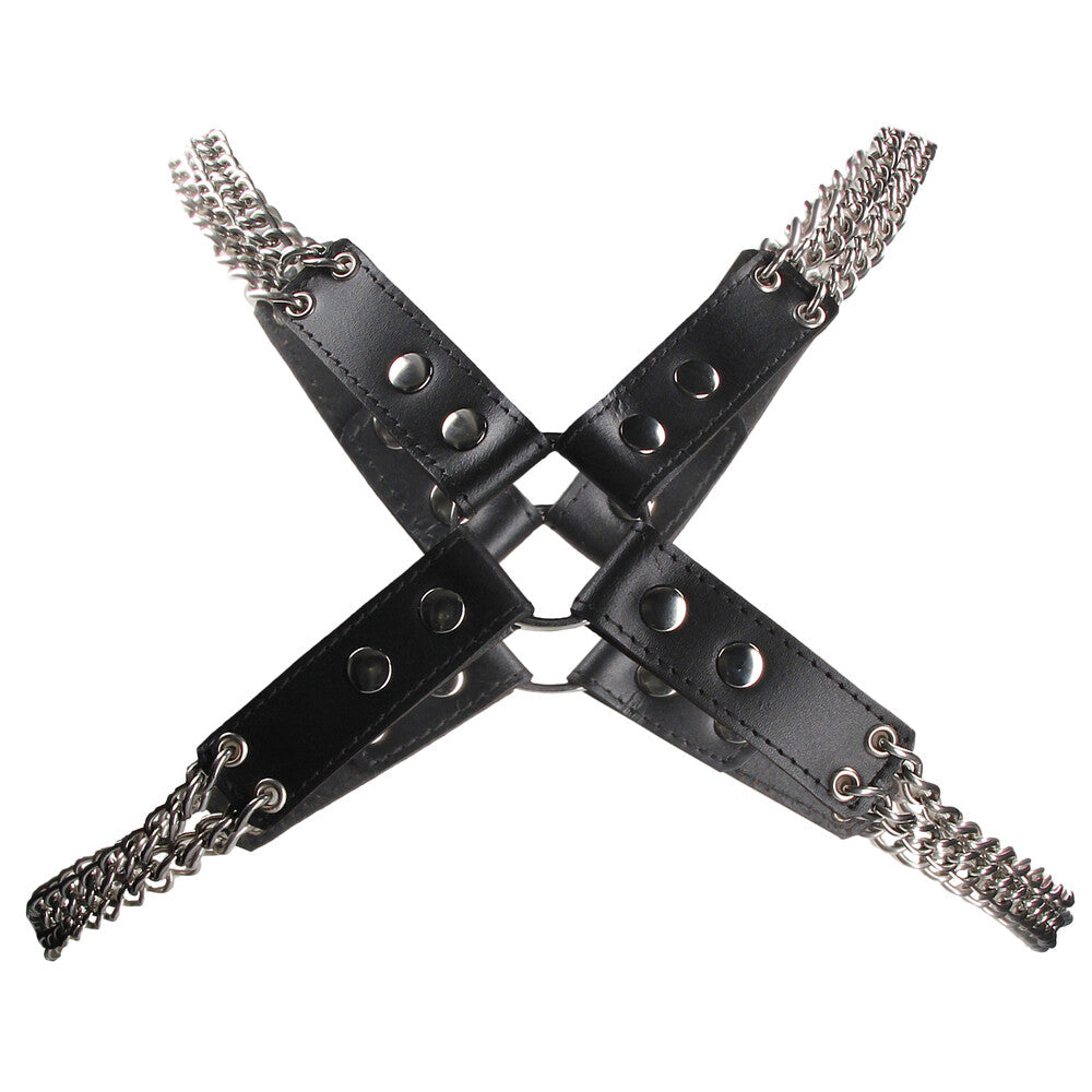 Heavy Duty Leather And Chain Body Harness-Katys Boutique