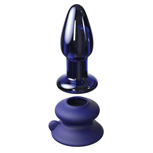 Icicles No. 85 Vibrating Glass Butt Plug Massager-Katys Boutique