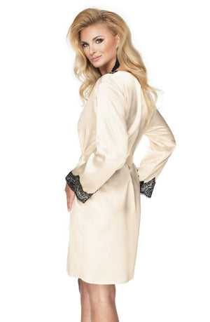 Irall Juniper Cream Dressing Gown-Katys Boutique