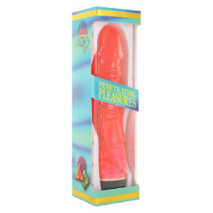 Jelly Vibrator Glitter Pink-Katys Boutique