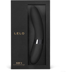 Lelo Elise 2 Dual Powered G Spot Vibrator Black-Katys Boutique