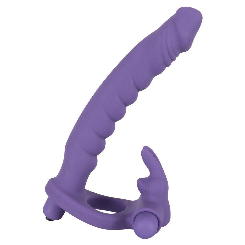 Los Analos Double Delight Vibrating Dildo And Cockring-Katys Boutique