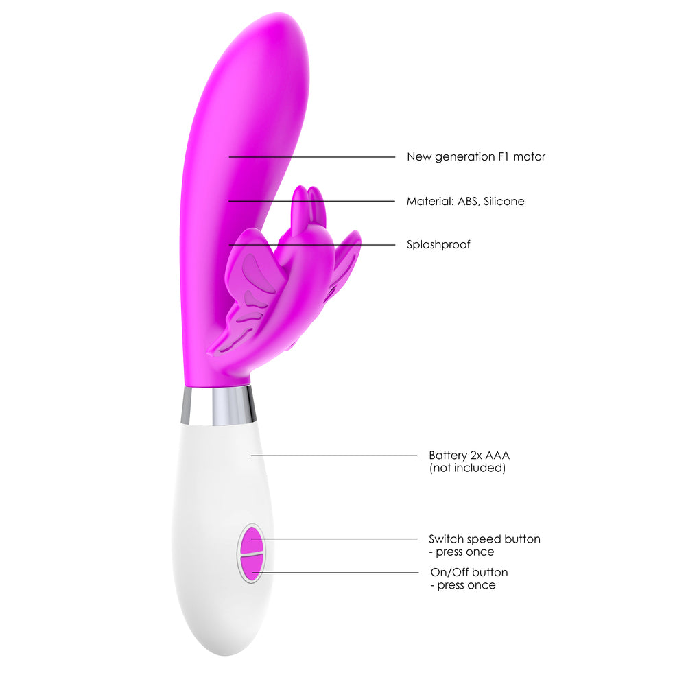 Luminous Alexios Ultra Soft Clit Stim Vibe Fuchsia-Katys Boutique