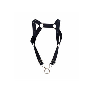 Male Basics Dngeon Straight Back Harness With Cockring-Katys Boutique