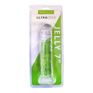 Me You Us Ultra Cock Clear Jelly 7 Inch Dong-Katys Boutique