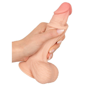 Nature Skin Dildo With Movable Skin 19cm-Katys Boutique