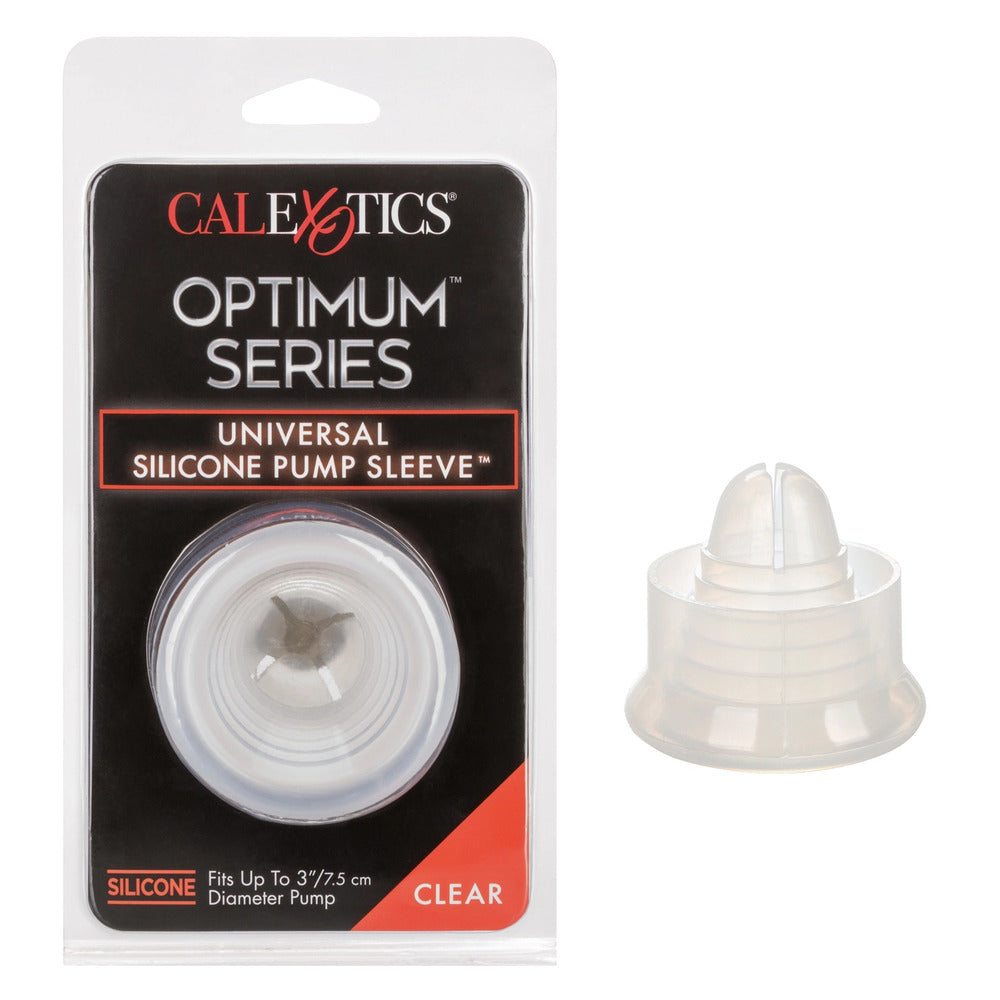 Optimum Series Universal Silicone Pump Sleeve Clear-Katys Boutique