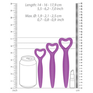 Ouch Silicone Vaginal Dilator Set Purple-Katys Boutique