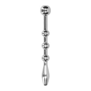 Ouch Urethral Sounding Stainless Steel Plug With Balls-Katys Boutique