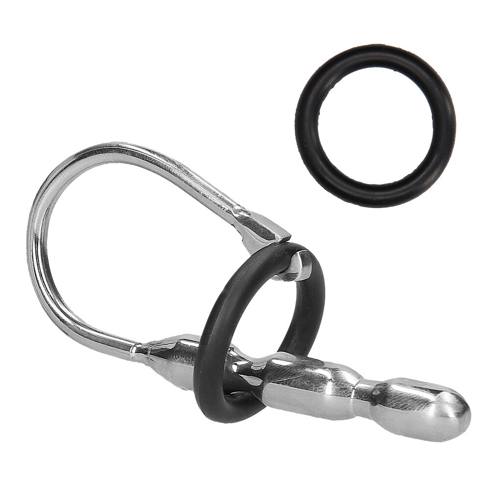 Ouch Urethral Sounding Stainless Steel Stretcher With Ring-Katys Boutique