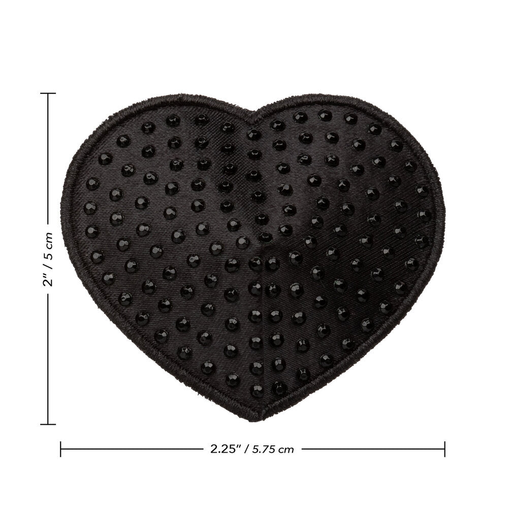 Radiance Black Heart Pasties-Katys Boutique