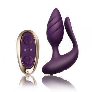 Rocks Off Cocktail Remote Control Couples Vibe Purple-Katys Boutique