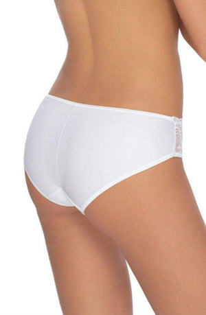 Rear view of a person wearing Roza Ambre Brief White by Roza.