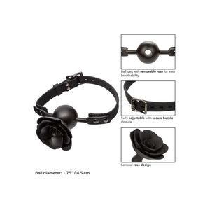 CalExotics Forbidden Removable Rose Gag