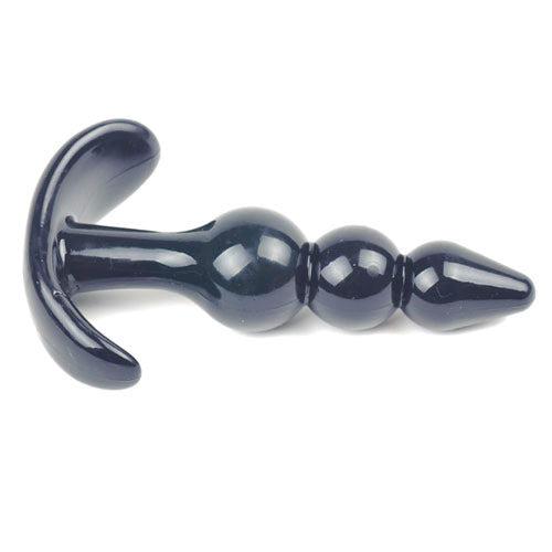 Small Black Beaded Anal Plug-Katys Boutique