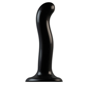 Strap On Me Prostate and G Spot Curved Dildo Medium Black-Katys Boutique