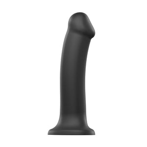 Strap On Me Silicone Dual Density Bendable Dildo Medium Black-Katys Boutique