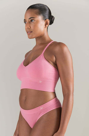 The Tencel Seamless Bralette Rose Pink-Katys Boutique