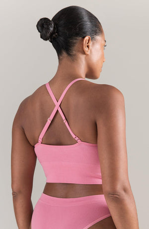 The Tencel Seamless Bralette Rose Pink-Katys Boutique