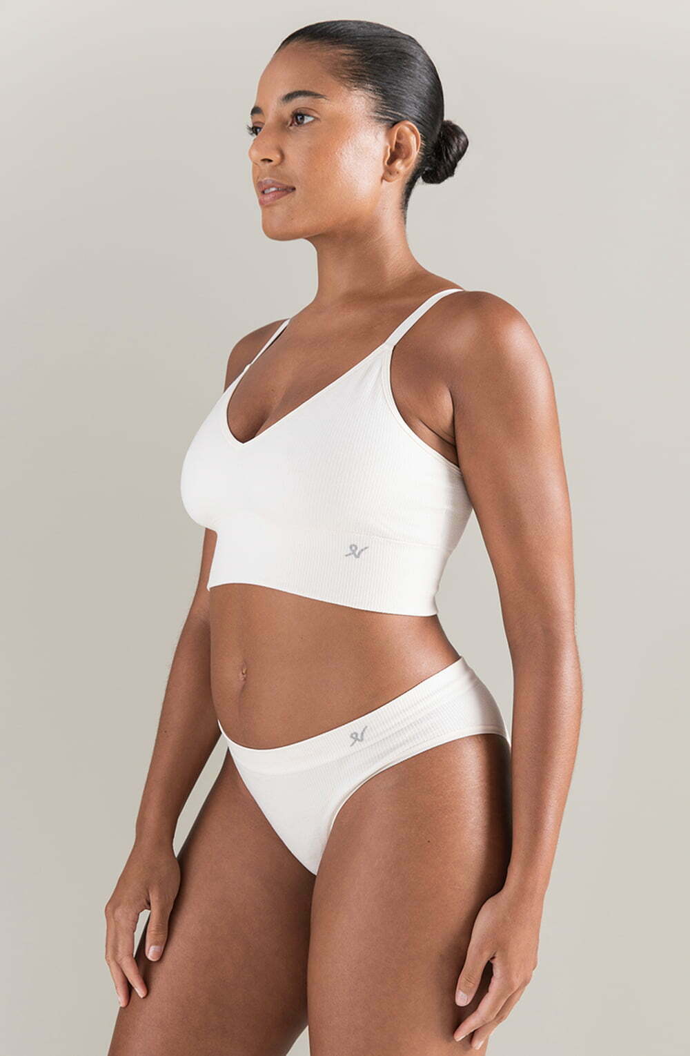 The Tencel Seamless Bralette White Sand-Katys Boutique