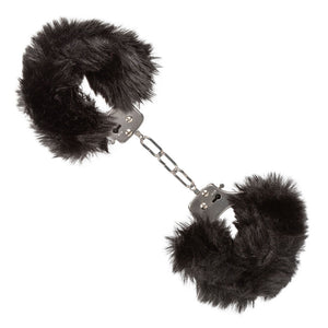 Ultra Fluffy Furry Cuffs Black-Katys Boutique