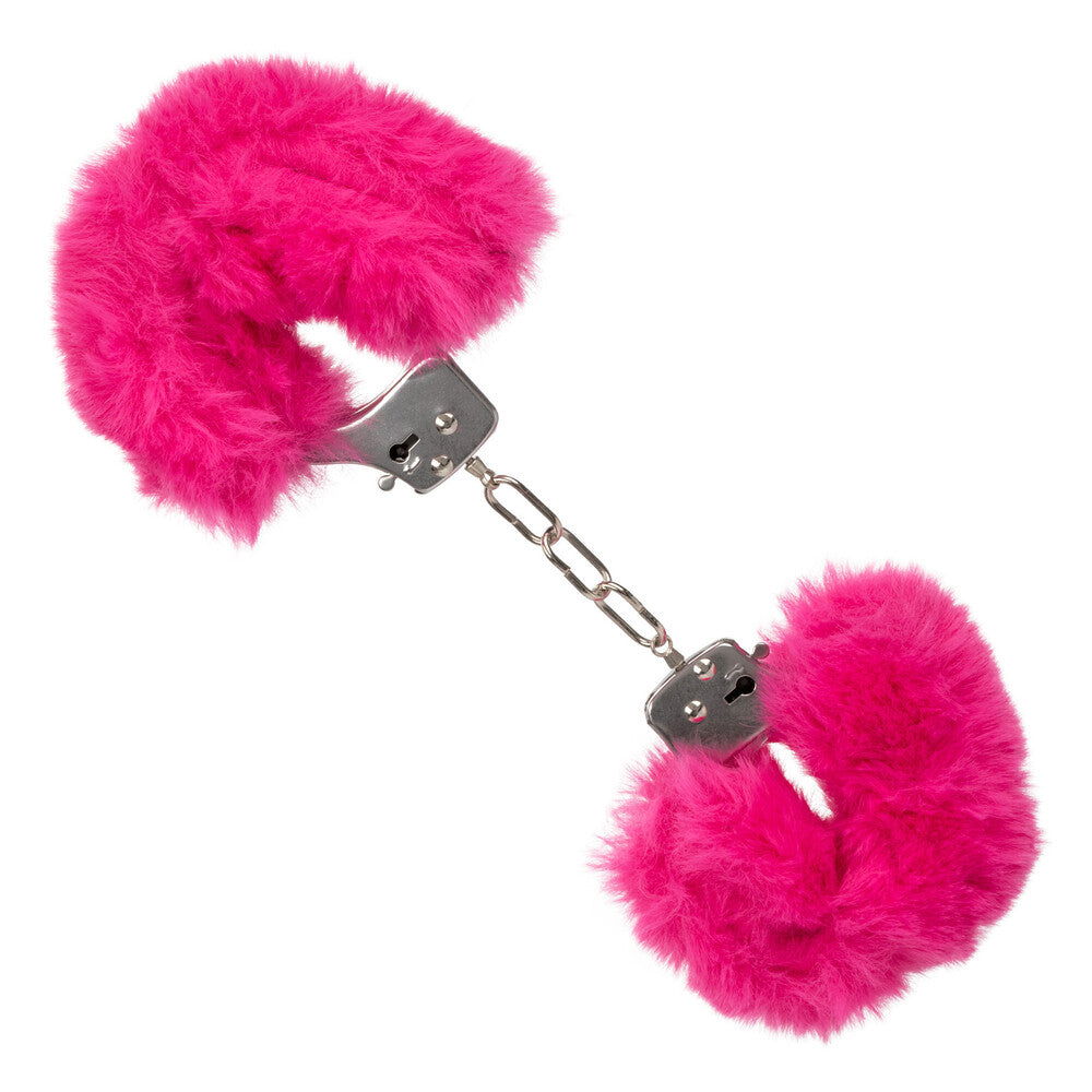 Ultra Fluffy Furry Cuffs Pink-Katys Boutique