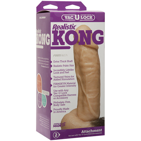 VacULock Kong Realistic Dildo Attachment-Katys Boutique