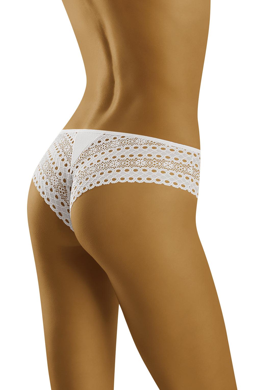 Wolbar Eco-Fo White Thong Shorts-Katys Boutique