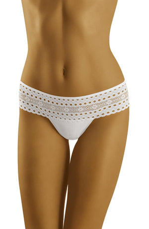 Wolbar Eco-Fo White Thong Shorts-Katys Boutique