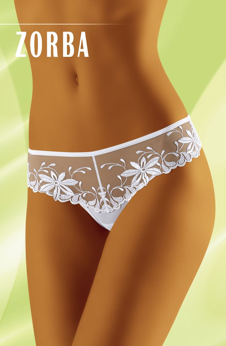 Wolbar Zorba White Thong-Katys Boutique