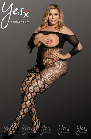 Yesx Yx815Q Bodystocking Up To 5Xl-Katys Boutique