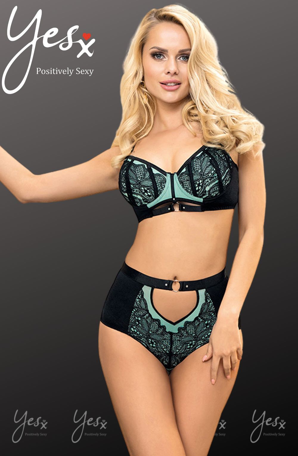 Yesx Yx830 Blue Bra Set-Katys Boutique