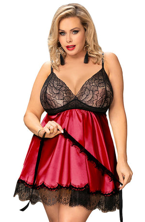 Yesx Yx832Q Babydoll & Blindfold-Katys Boutique