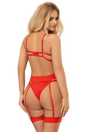 Yesx Yx845 Bra Set Red-Katys Boutique