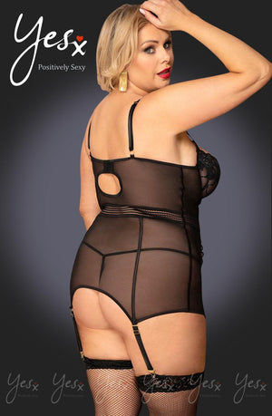 Yesx Yx955Q Black Chemise-Katys Boutique