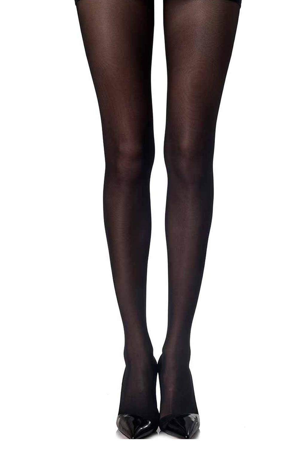 Zohara Black Sheer Tights-Katys Boutique